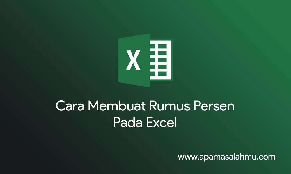 rumus persen di excel